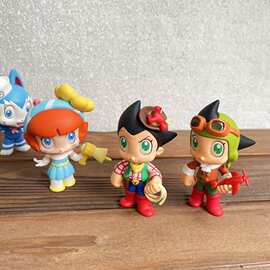 铁臂阿童木桌面装饰摆件手办迷你公仔 散货有瑕疵