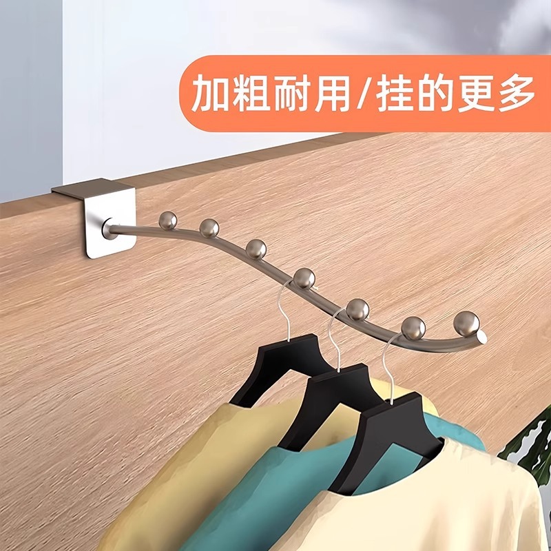 Gancho de ventana antirrobo, barandilla, tendedero, balcón, ventana exterior, percha, tendedero, artefacto de secado de ropa de acero inoxidable, estante para zapatos