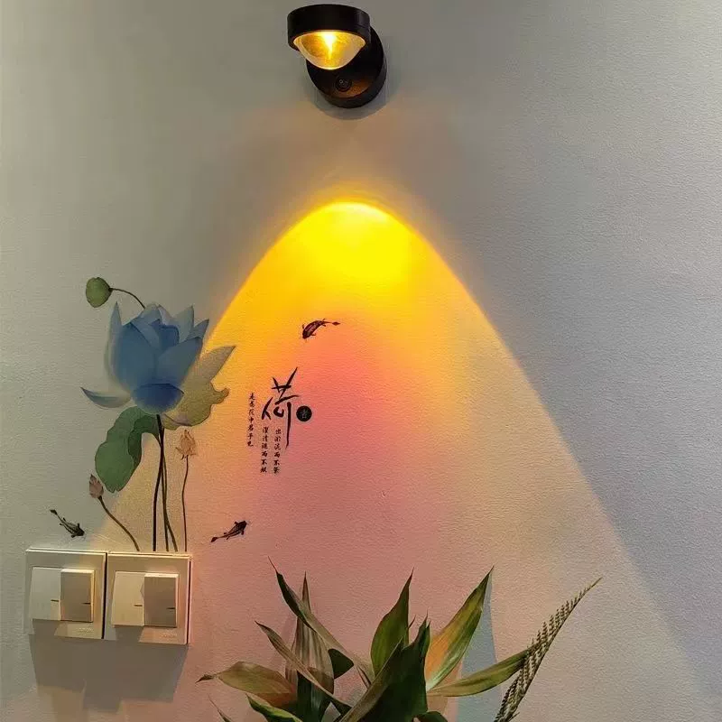 Lantern for bed for bedroom, wall sconce, LED night light, internet celebrity