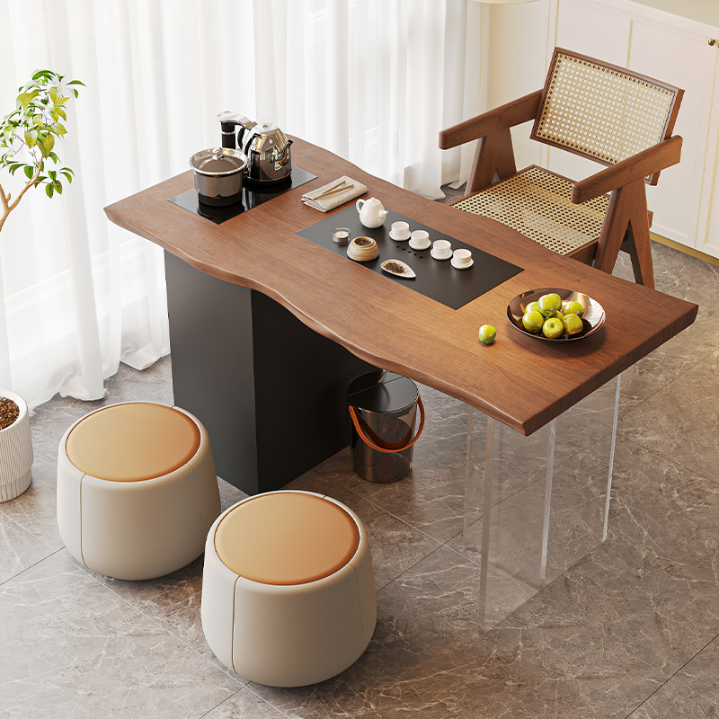 [폭발물 판매 업그레이드] 1.0 m 애쉬 티 테이블 찬디가르 의자 소프트 벤치 * 2