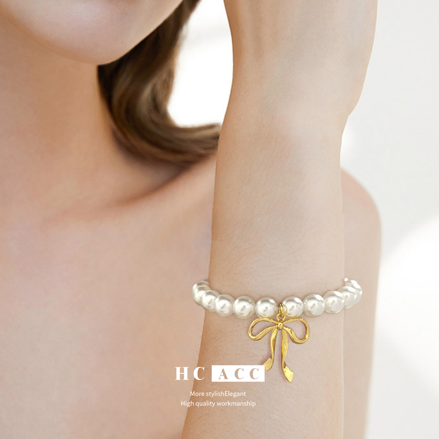 european-and-american-style-light-luxury-niche-high-end-bowknot-pendant-pearl-bracelet-womens-retro-elegant-all-match-jewelry-bracelet european-and-american-style-light-luxury-niche-high-end-bowknot-pendant-pearl-bracelet-womens-retro-elegant-all-match-jewelry-bracelet