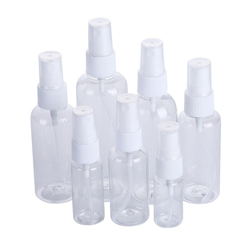 Wholesale 30ml50ml100ml transparent spray bottle pet plastic bottle small spray bottle alcohol spray packaging
