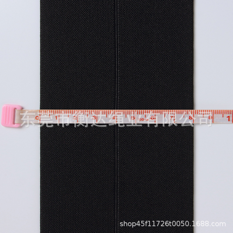 Stock 4 - 10cm color blanco y negro de nylon doblado cinturón elástico vestido de mujer cinturón elástico accesorios
