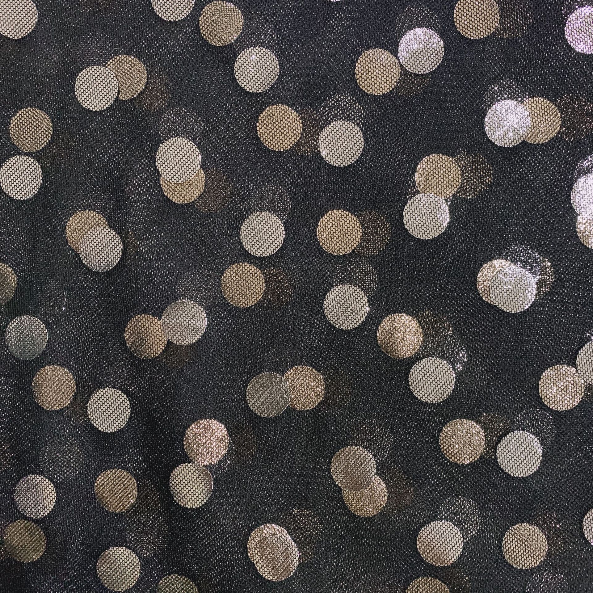 欧根纱烫金 服装面料 2021年新花型   门幅150CM  工厂货