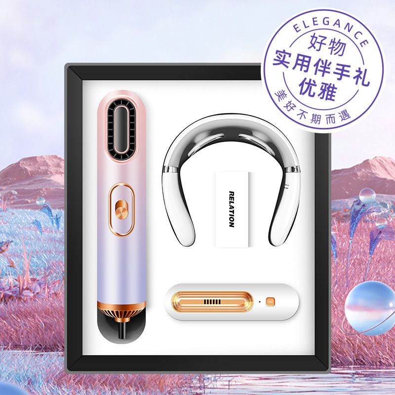 Custom Logo Business Gift Set Styling Hair Dryer Creative Gift for Valentine's Day 520, Ideal for Clients