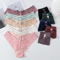 Lace Sexy Underwear Women's Sexy Temptation Women's Underwear Hot Perspective Low Waist Women's Briefs Factory Direct Sales