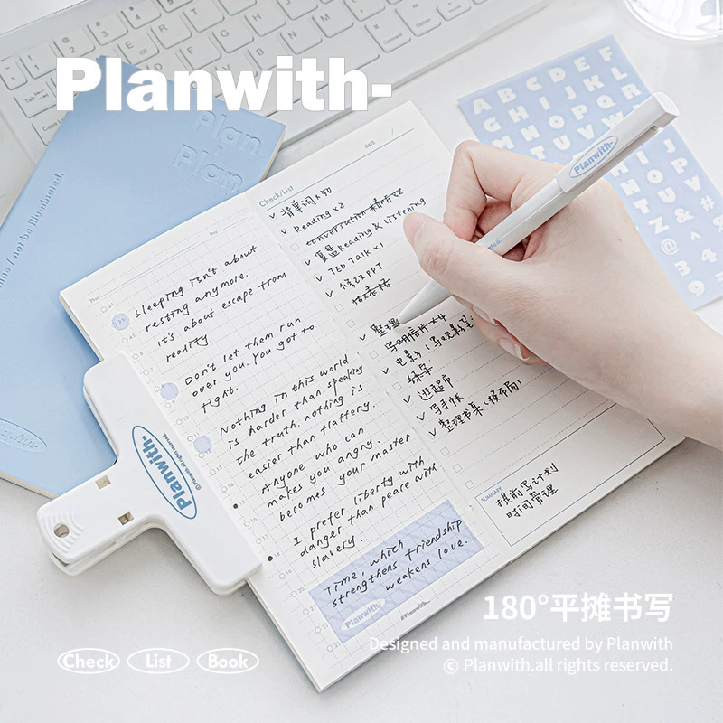 Портативный дневник планирования Planwith дневник для планирования дня, печать, покрытие даты, рабочее время