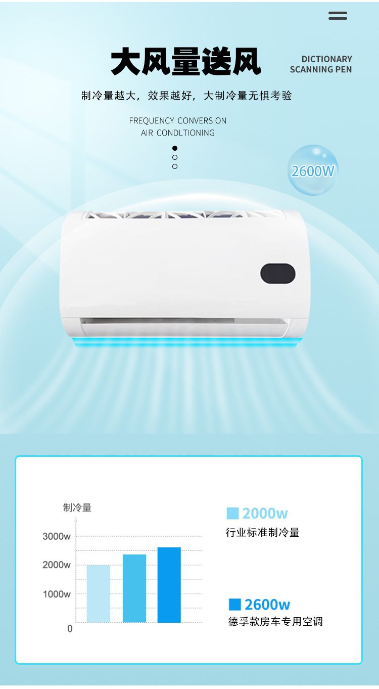 Defu 12V 24V Hidden Electric Air Conditioner Van RV Car Parking Refrigeration Conversion Air Conditioner