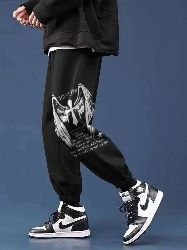 Мужская летняя износостойкая эластичная тонкая модная универсальная trousers, обтягивающие, оверсайз