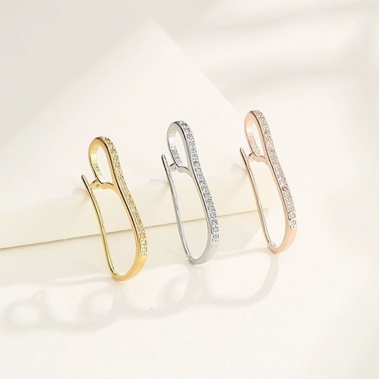 平安扣扣头玉石翡翠平安扣夹扣简约百搭时尚吊坠扣男女通用