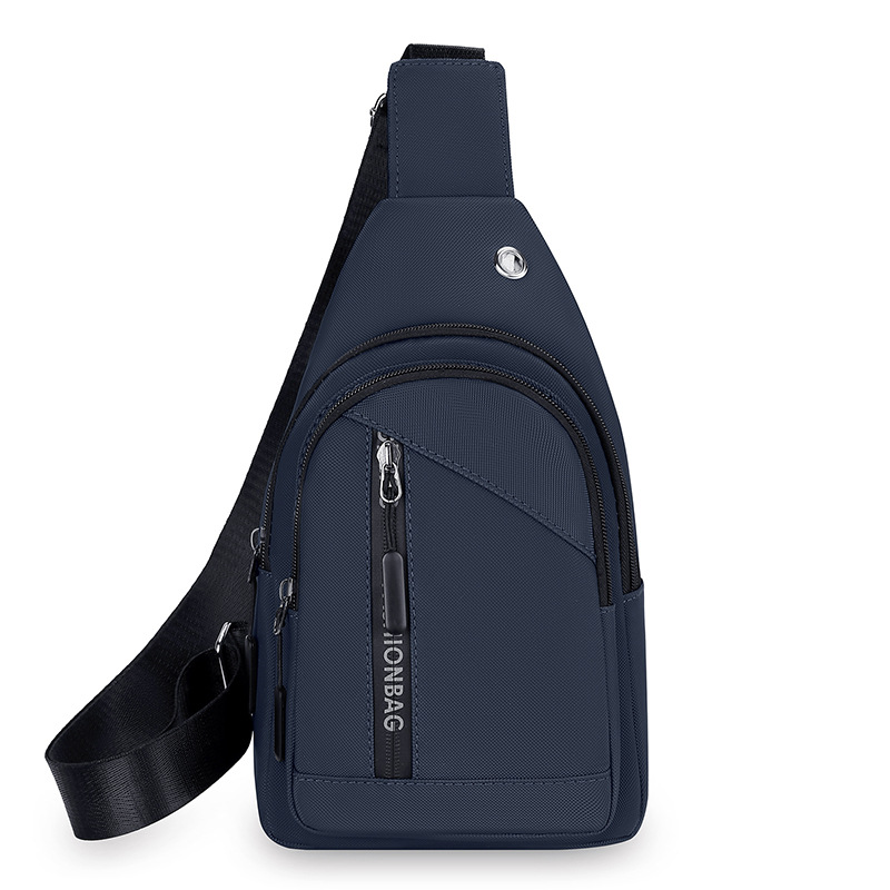 2024 nuevo bolso de ciclismo casual para hombre, bolso de pecho portátil de un solo hombro de viaje de negocios ligero multifuncional de moda