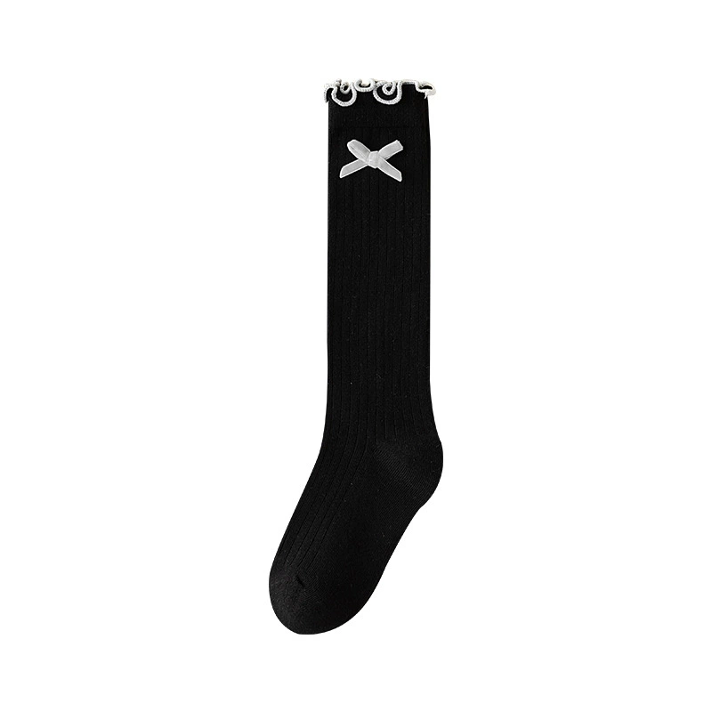 Children's cute socks for princess with bow