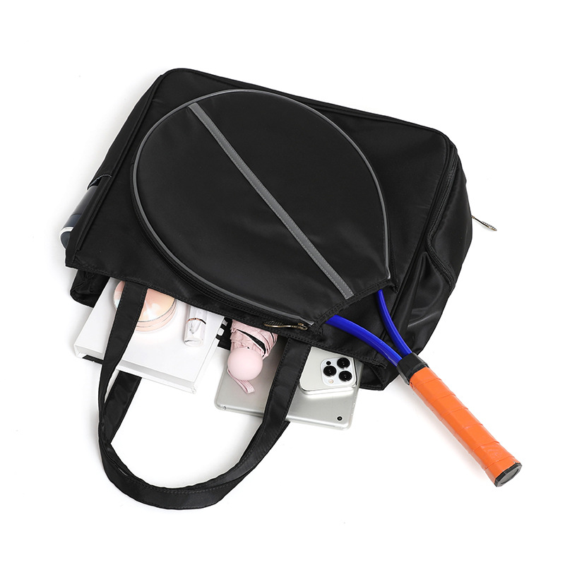Bolsa de tenis transfronteriza venta caliente portátil de gran capacidad bolsa de pelota de alto valor de cara mujer hombro independiente bolsa de bádminton