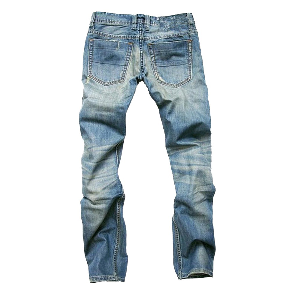 Comercio exterior de los hombres jeans gato barba ripped straight slim fit más tamaño pantalones al por mayor AliExpress 8873