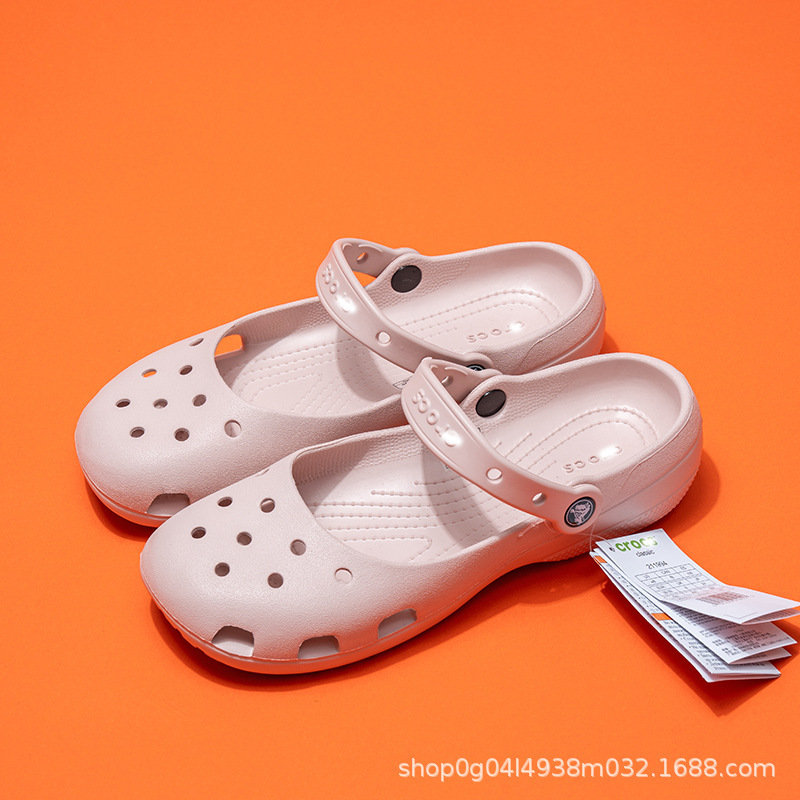 Ballet Cross Clogs for Women 2026 Summer New Style Beach Non-Slip Breathable Lightweight Nurse Sandals