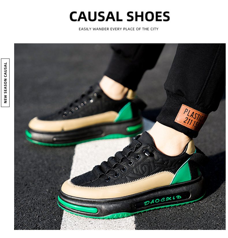 Scarpe casual da uomo Scarpe sportive Sneakers Tessuto sintetico Calzature leggere e versatili_voghion.com