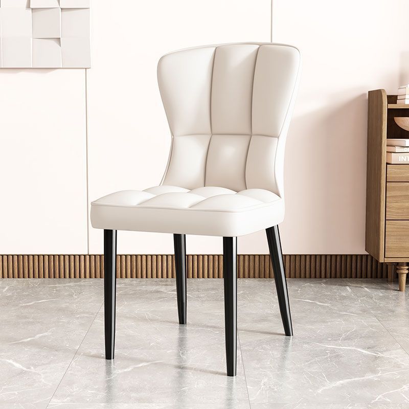 Asiento de restaurante nórdico simple respaldo superior silla de comedor de paquete flexible silla de negociación de hotel image 10