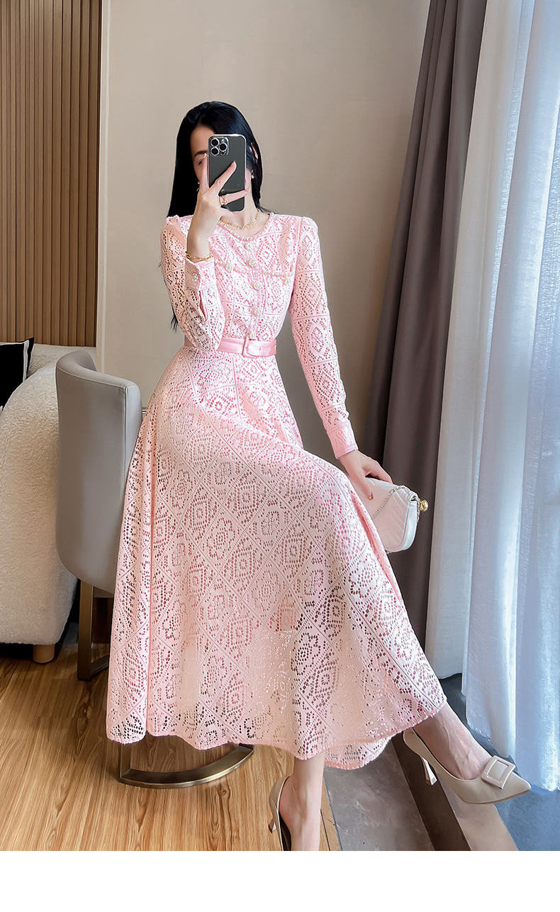 C2781 1350K VÁY ĐẦM LIỀN THÂN DÁNG DÀI NỮ DONTDHI MÙA XUÂN THU ĐÔNG THỜI TRANG NỮ REN G04 SẢN PHẨM MỚI