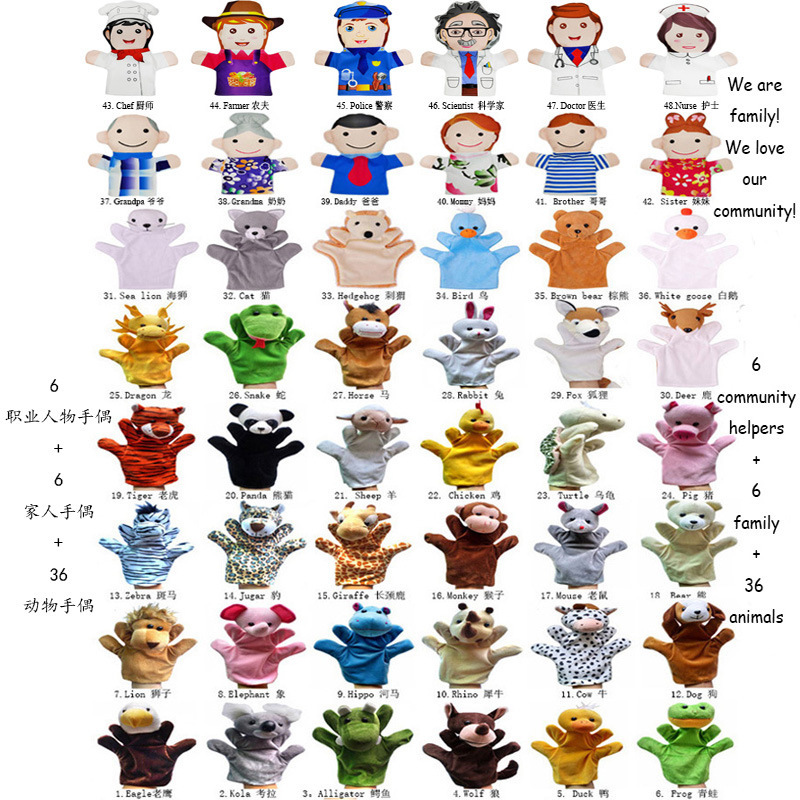 37 Animal Hand Pupurs Professional Character Hand Puppet Zodiac Animal Hand Puppet Stuffed Toy Hand Puppet Wholesale 37 Animal Hand Pupurs Professional Character Hand Puppet Zodiac Animal Hand Puppet Stuffed Toy Hand Puppet Wholesale