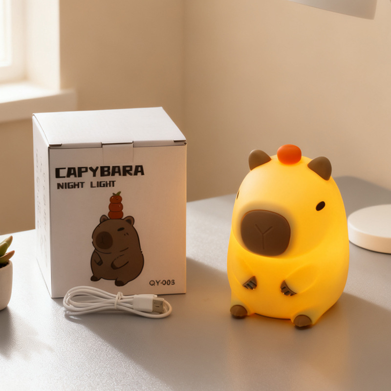 Luz de noche de atracción creativa en línea m recuerde la lámpara de McDonald recargable dormitorio cama de cama de pared lámpara de decoración del hogar m lámpara