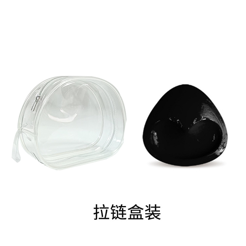 Triángulo de silicona pegatinas en el pecho mujeres empujan hacia arriba auto-adhesivo almohadilla en el pecho invisible engrosada esponja almohadilla traje de baño bikini ropa interior insertar