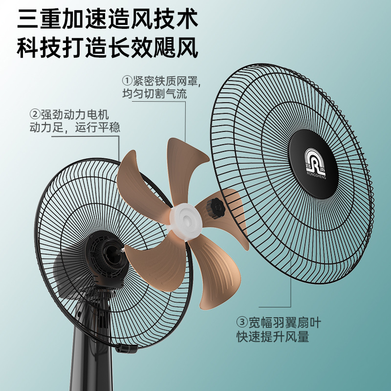工場直売扇風機台扇風機大風力18インチ首を横に振って寮のベッドの頭の家庭用の軽贅沢扇風機の1件の世代|undefined