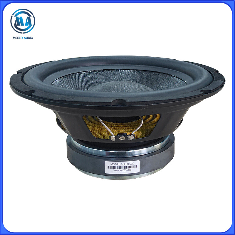 Meirui de alta potencia de 10 pulgadas de fiebre del altavoz subwoofer Audio estantería de audio subwoofer de 10 pulgadas de fábrica de altavoces