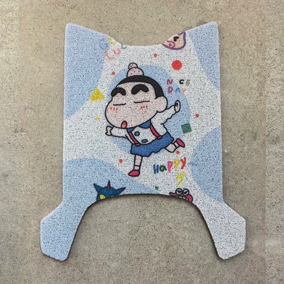 Electric vehicle foot mat — Guanneng S White Shark 90 - yadi-white-shark-7090-long-ec-w-side-step-version-crayon-shin-chan