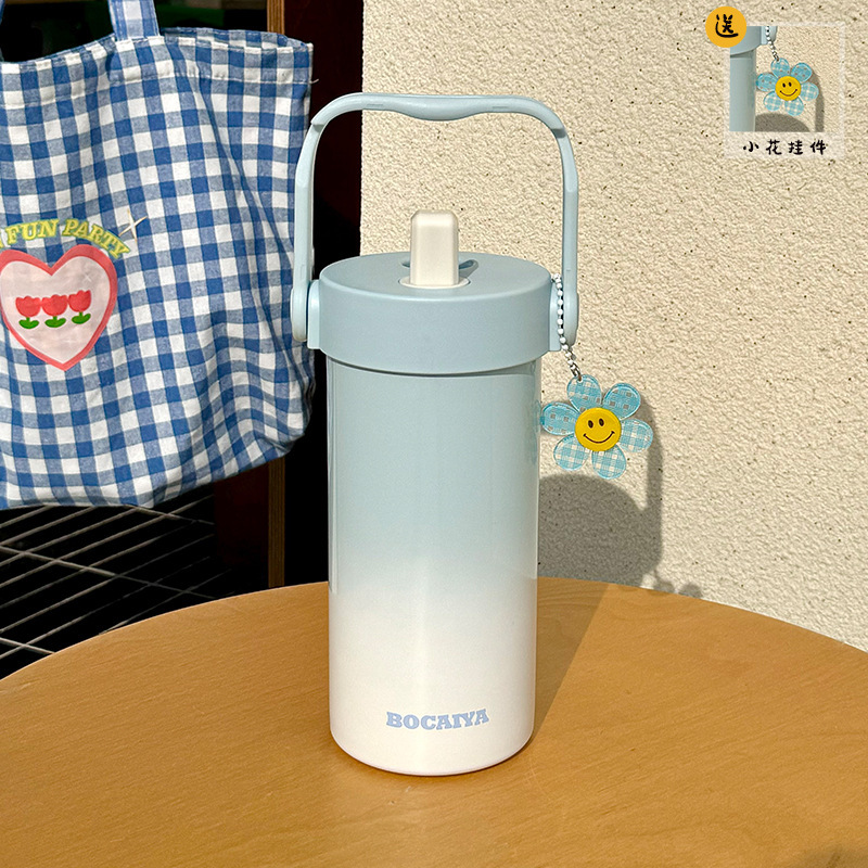 保温カップ陶磁器の内胆コップのグラデーションコップは高温に耐えます。|undefined