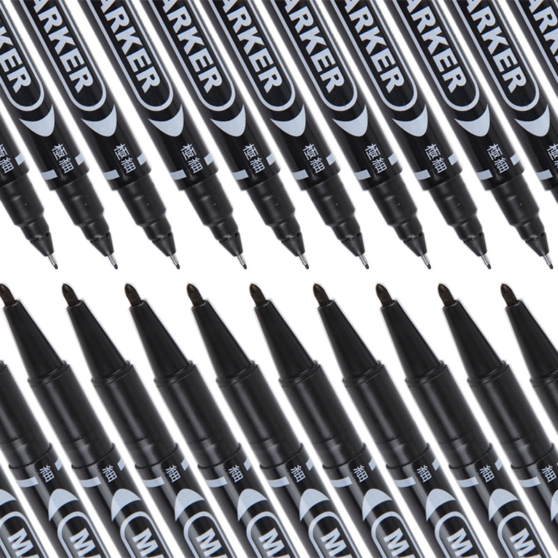 유성 블랙 구우 시안 펜 10