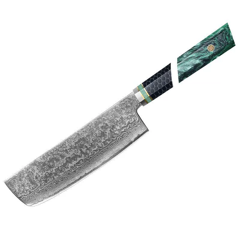 Дамасская кухонный нож японского стиля, семейные Ciscles Skinfish Slip, кухня нарезка мяса суши, кухня, кухня, кухня