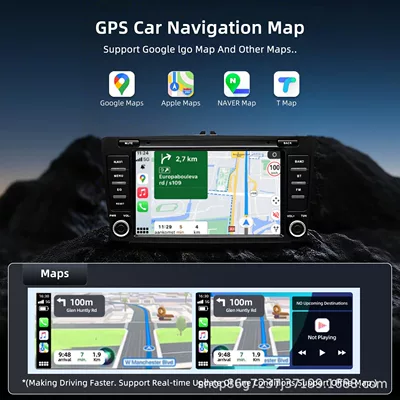 Central Control Large Screen Bluetooth DVD Navigation