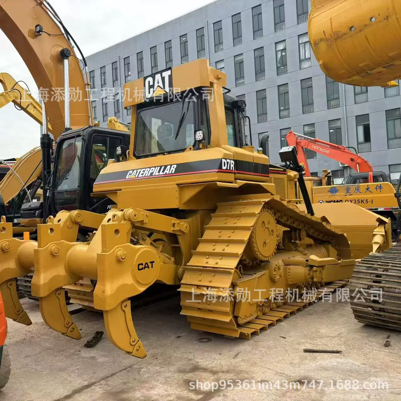 Бульдозер Шанхай Подержанный Бульдозер Рынок Картер D7 Mountain Push SD22 SD32 Бульдозер спот