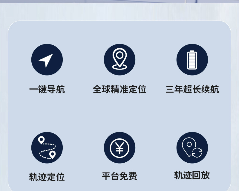IOS安卓通用超薄卡片轨迹定位追踪器钱包物品防丢器全球查找定位