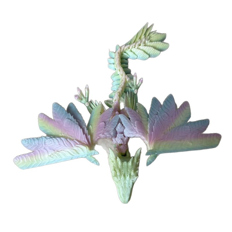 3D打印始祖鸟祖龙羽毛飞龙关节可动仿真儿童玩具摆件网红创意跨境|undefined