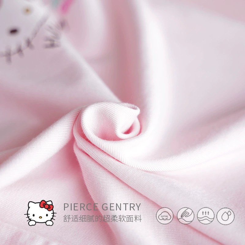 Hello Kitty, детская летняя тонкая базовая топ с чашечками для учеников, коллекция 2023