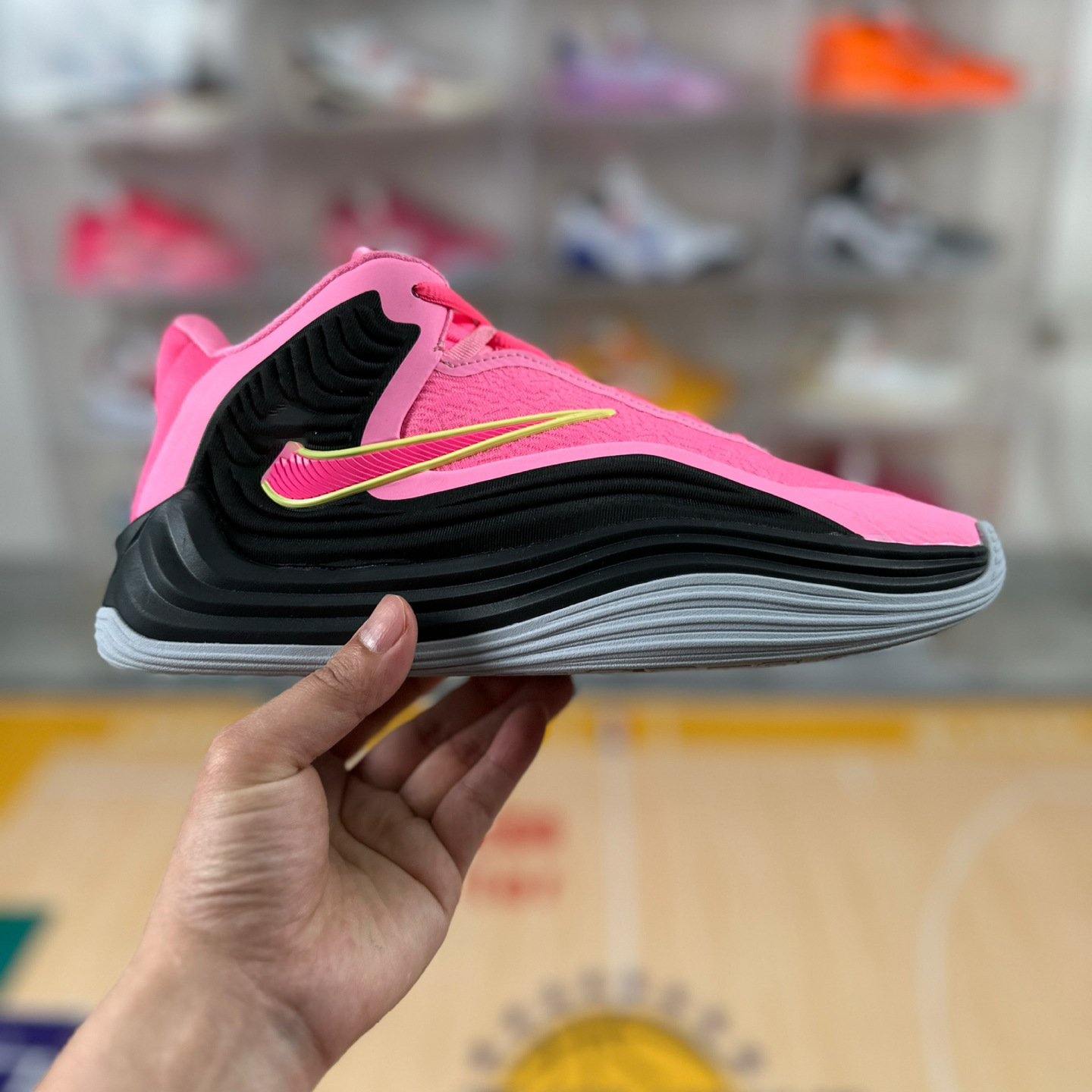 Zapatillas de Baloncesto para Entrenamiento Freak 7 de Cuero y Caucho Transpirables Antitorsión