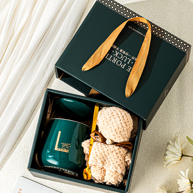 Cerámica cálida taza de café cálida taza de café cálida taza de temperatura constante reunión anual tienda de celebración de la apertura práctica regalos de acompañante se pueden imprimir LOGO