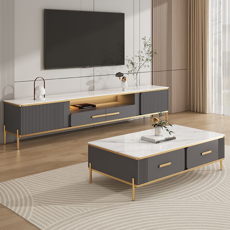 Solid Wood Tv Cabinet, Tea Table, Living Room Floor-Standing Storage Cabinet, Modern Simple Tv Cabinet, Wall-Mounted Combination Floor Cabinet