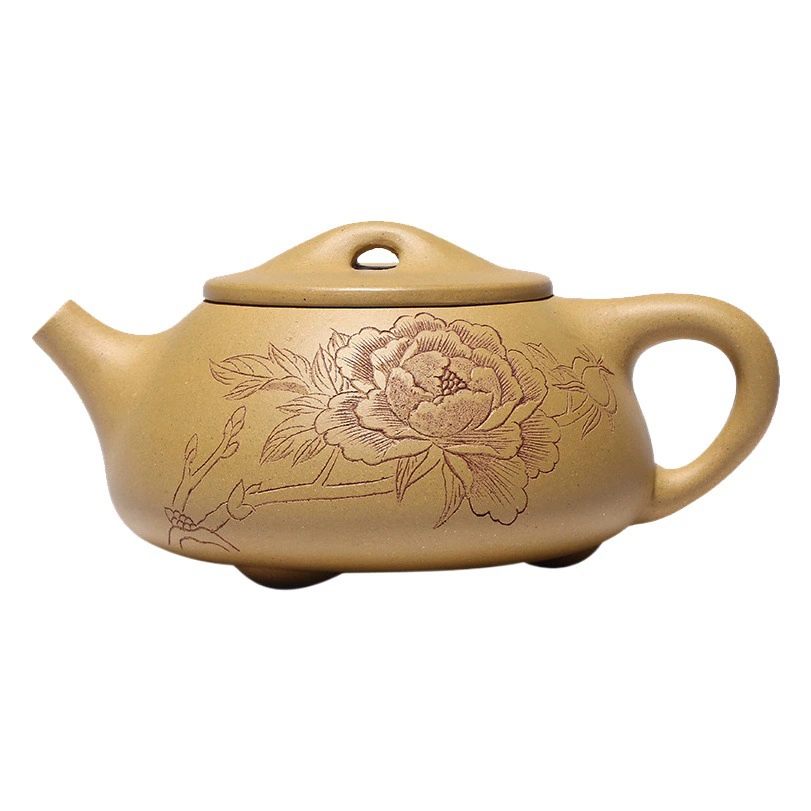 Исин фиолетовый глиняный горшок рудная секция грязь с гравировкой Цзинчжоу каменный ковш горшок кунг-фу чайник чайный набор подарки оптом на заказ поколение