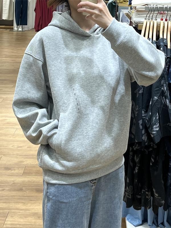 Japanese single cooperative men's and women's loose hooded sweater/long sleeve pullover sweatshirt T-shirt autumn new 471808