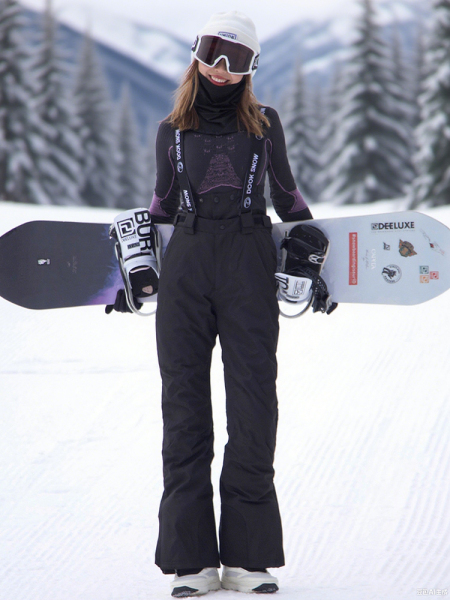 Winter ski suspenders