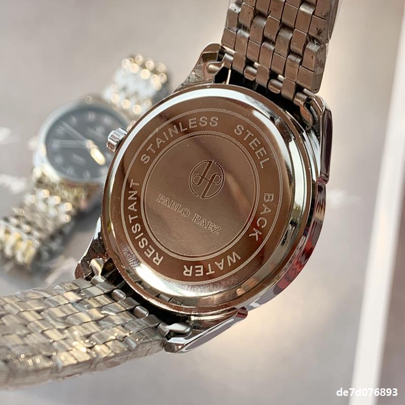 Nouvelles montres pour hommes Le Locle montres pour hommes simple, à la mode et de grande valeur calendrier bracelet en acier montre à Quartz_voghion.com