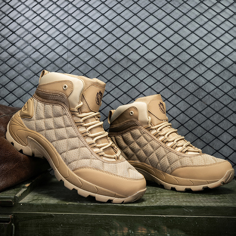 Transfronterizo Amazon nuevo tamaño grande botas tácticas casuales de hombre botas de combate antideslizantes botas militares 40 - 47