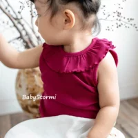 BabyStormi, летний красочный кружевной жилет из чистого хлопка для маленьких девочек, тонкий топ без рукавов для прогулок, тип A, сокровище из чистого хлопка