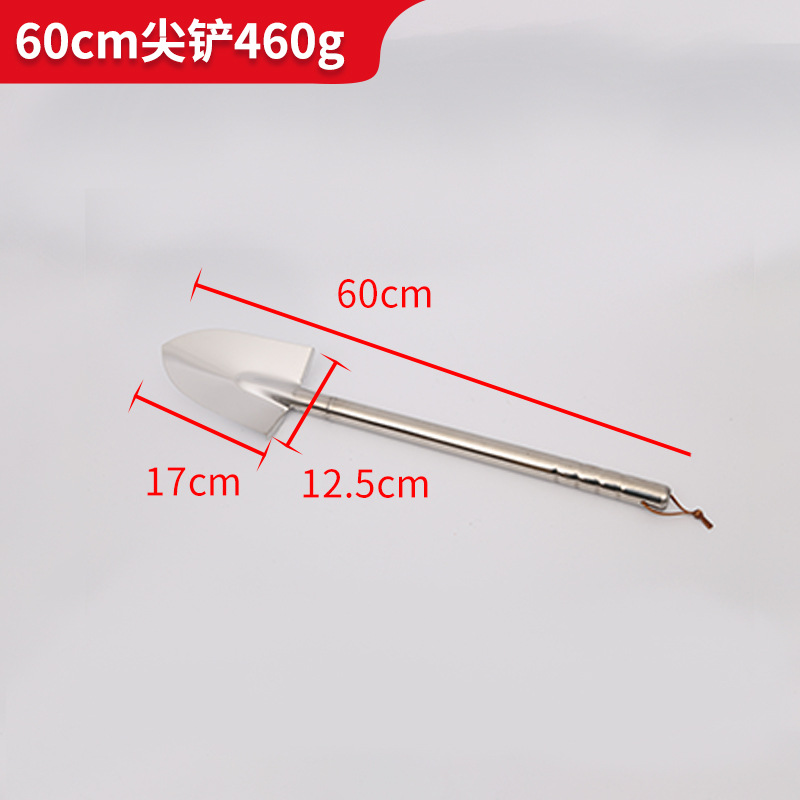 Al por mayor Ganhai Acero inoxidable integrado pala jardín pala cuadrada pala de nieve al aire libre Suelo Suelto plantación herramienta de hardware pala