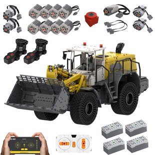 Building Block Cross-Border Moc-49777 Liebherr L586 Wheel Loader with Power Function 12135