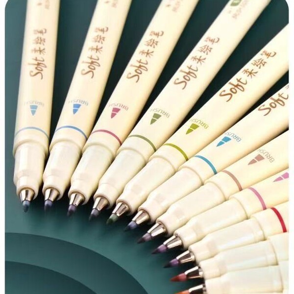 Rou-painted pen soft head