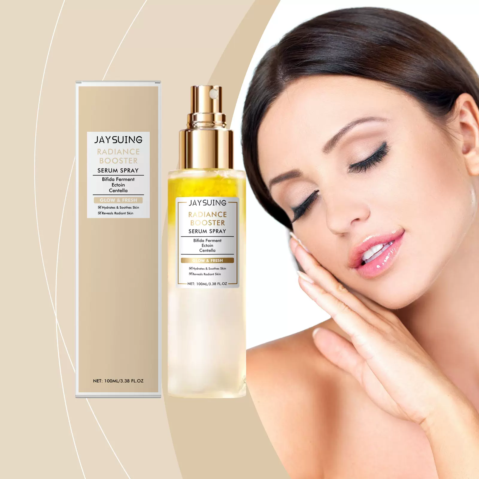 JAYSUING 焕亮保湿舒缓喷雾 补水舒缓泛红滋养肌肤日常补水喷雾