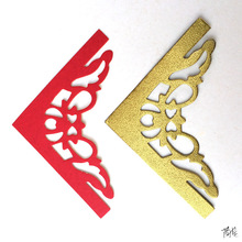 卡纸角花卡纸角花十字绣装裱边框作品装裱镂空装饰雕花100个